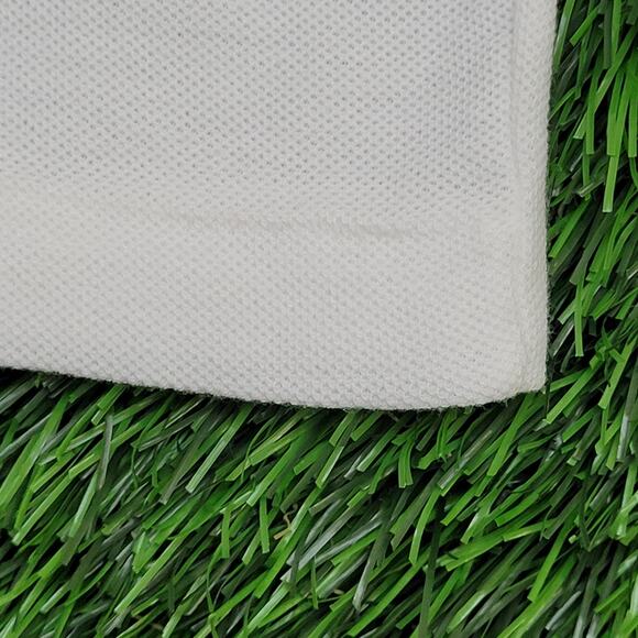 Vintage 80s Champion Polo Shirt S/M 19x26 White YMCA West - Picture 12 of 12